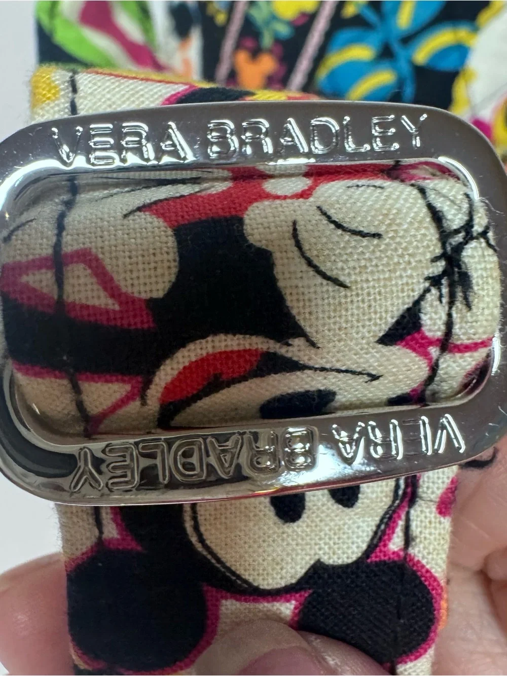 Vera Bradley Mickey & Minnie Mouse Disney Parks Midnight Hipster Crossbody Bag
